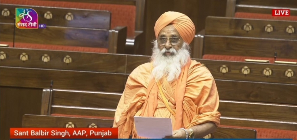 स्पेशल मेंशन के दौरान संत सीचेवाल ने उठाया मानवता से जुड़ा...